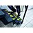 Anti-Slip Tape: Extra-Coarse Abrasive, 36 Grit Size, Striped, Black/Yellow, 2 in x 49 13/64 ft