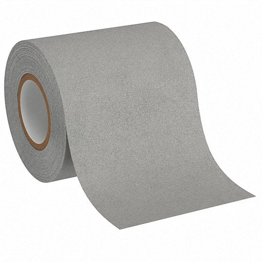 Anti-Slip Tape: Non-Abrasive, Solid, Gray, 6 in x 60 ft, 29 mil Tape Thick, Acrylic, Approved Vendor