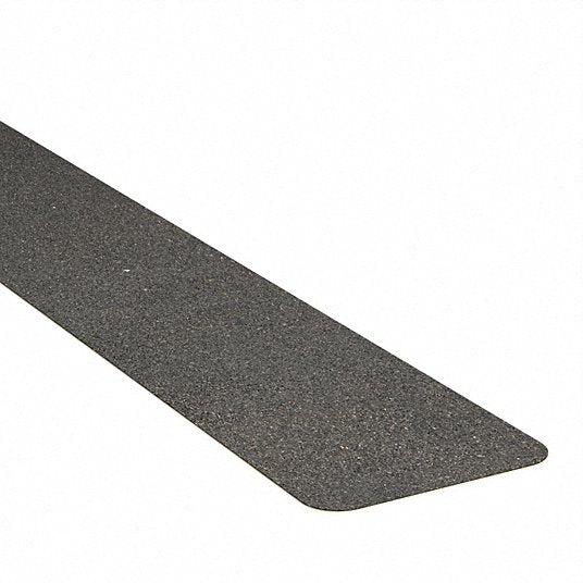 Anti-Slip Tread: Very Coarse, 46 Grit Size, Black, Solid, 3 in x 24 in, 42 mil Tape Thick, 50 PK