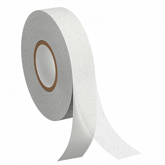 Anti-Slip Tape: Non-Abrasive, Solid, Clear, 1 in x 60 ft, 23 mil Tape Thick, Acrylic, 3M™, 200