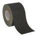 Anti-Slip Tape: Very Coarse, 24 Grit Size, Solid, Black, 4 in x 30 ft, 6.7 mil Tape Thick, Rubber
