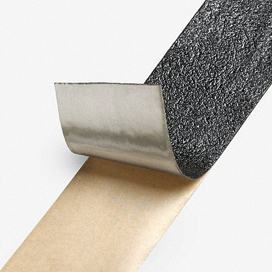 Anti-Slip Tread: Coarse, 60 Grit Size, Black, Solid, 6 in x 24 in, 36 mil Tape Thick, Rubber, 50 PK