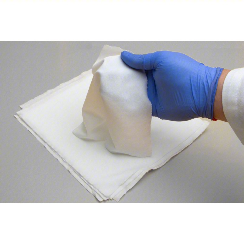 BERKSHIRE Dry Wipe: Soft Pack, ISO 3 (Class 1), CapSure®-VP, 150 Sheets, Polyester, White