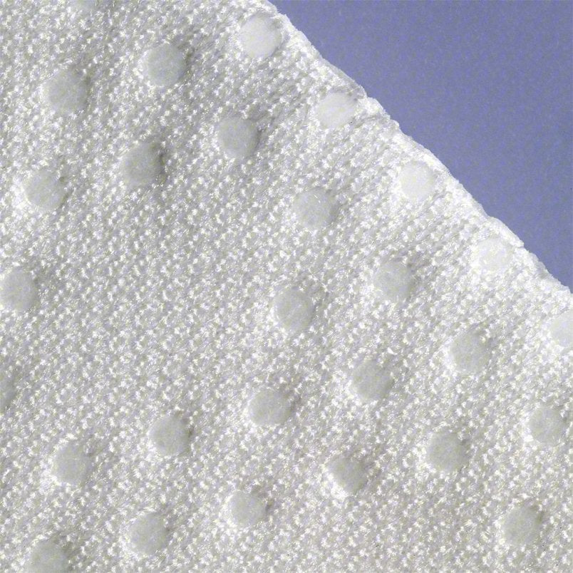 BERKSHIRE Dry Wipe: Soft Pack, ISO 3 (Class 1), MicroSeal SuperSorb®, 50 Sheets, Polyester, White