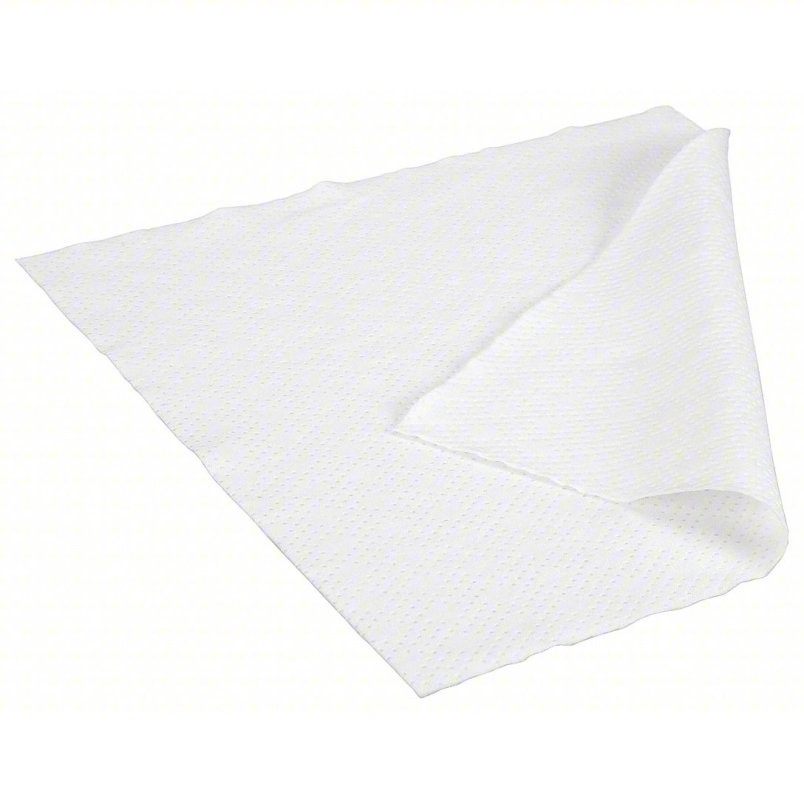 BERKSHIRE Dry Wipe: Soft Pack, ISO 3 (Class 1), Choice® SuperSorb, 75 Sheets, Polyester, White