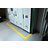 Anti-Slip Tape: Very Coarse, 46 Grit Size, Solid, Yellow, 2 in x 60 ft, 32 mil Tape Thick, 6 PK