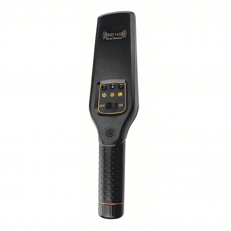 METAL DEFENDER Metal Detector: 1 1/2 in Scan Dp, 14 7/8 in L x 3 in W x 1 3/8 in H