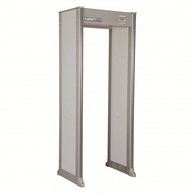 GARRETT METAL DETECTORS Walk-Through Metal Detector: PD 6500i, 33 Zones, 87 in x 37 1/2 in x 23 in