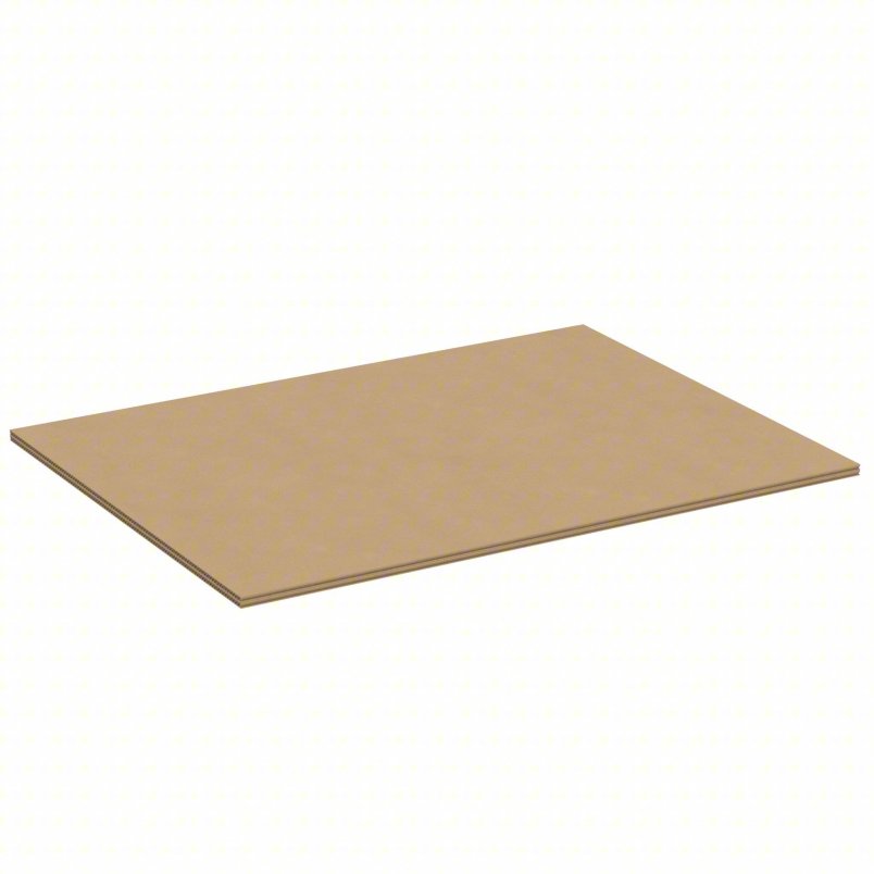 Corrugated Pads: 36 in Wd, 48 in Lg, 5/16 in Thick, 48 ECT, Double Wall