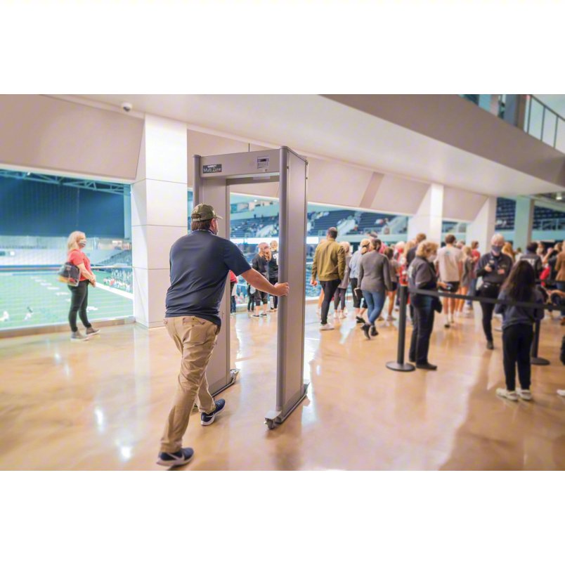 GARRETT METAL DETECTORS Walk-Through Metal Detector: 20 Zones, 87 in x 35 in x 23 in