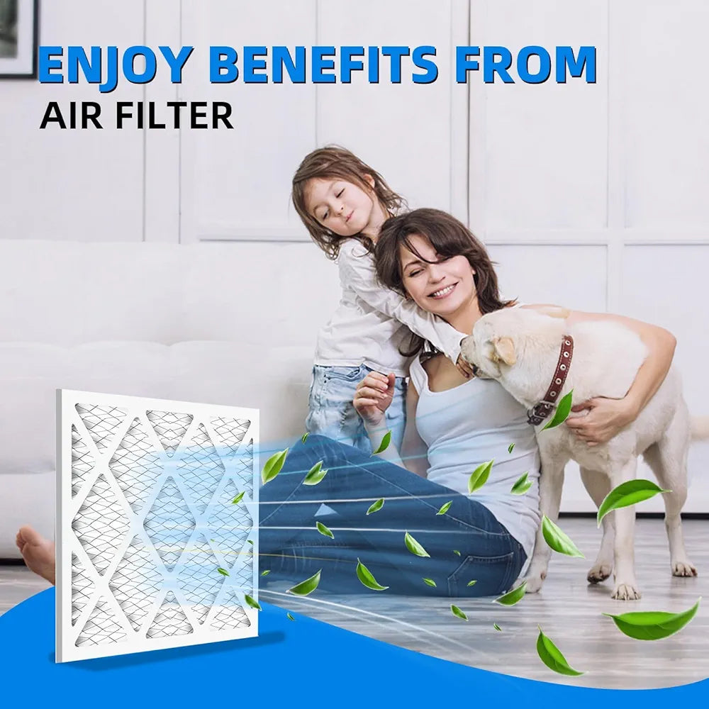 18x24x1 Furnace Air Filters, MPR 1200 & FPR 7, MERV 11 Pleated Air Filter