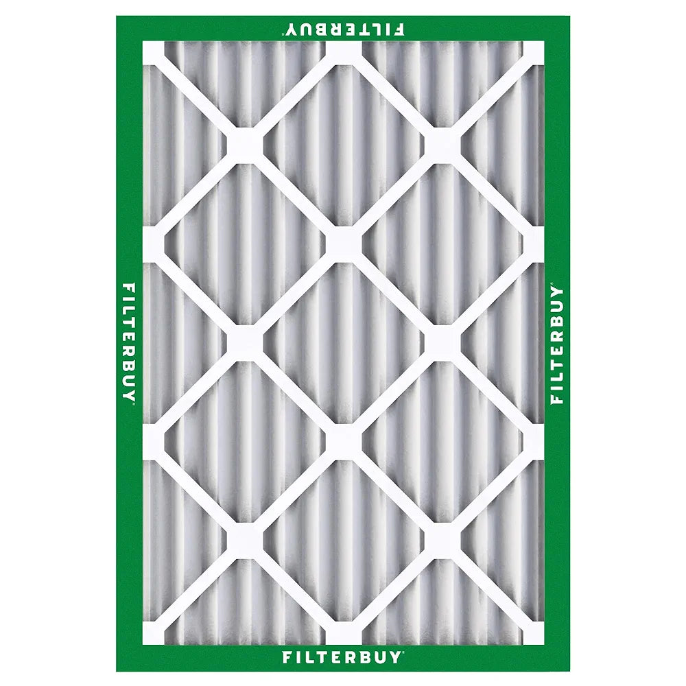 Filterbuy 18x24x2 Air Filter MERV 8 Dust Defense , Pleated HVAC AC Furnace Air Filters Replacement