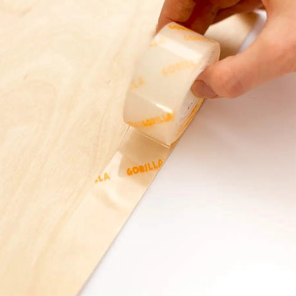 Gorilla Tough & Clear Double Sided Mounting Tape, Clear Tape, 1" x 150" - Weatherproof for Indoor or Outdoor