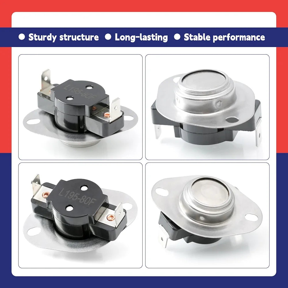 HH18HZ195 Limit Switch Replacement for Carrier Furnace Part Model 48FCDA0413A 48FCEA0413A PY1REA036074ABWA PY1REA036074ABWB L195-80F