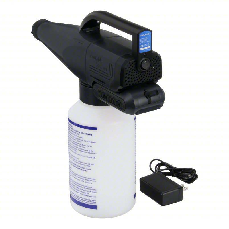 NU-CALGON Cordless Handheld Sprayer: Handheld Sprayer, Cordless, Handheld, 9 ft Spray Distance - Max
