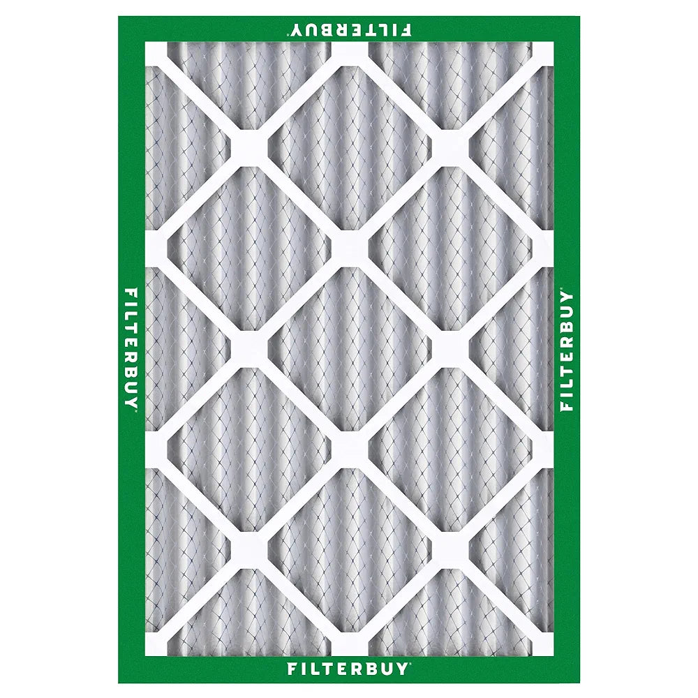 Filterbuy 18x24x2 Air Filter MERV 8 Dust Defense , Pleated HVAC AC Furnace Air Filters Replacement