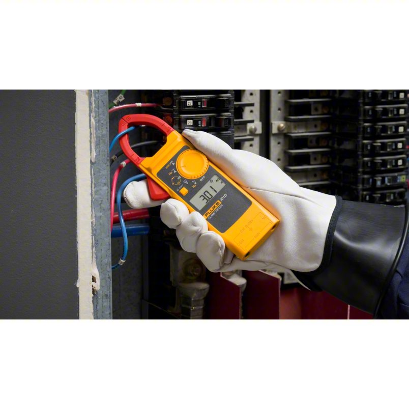 FLUKE Digital Clamp Meter: Clamp-Jaw Jaw, CAT III 300V, Avg, 600 A Max. AC Current, FLUKE-301D/ESP