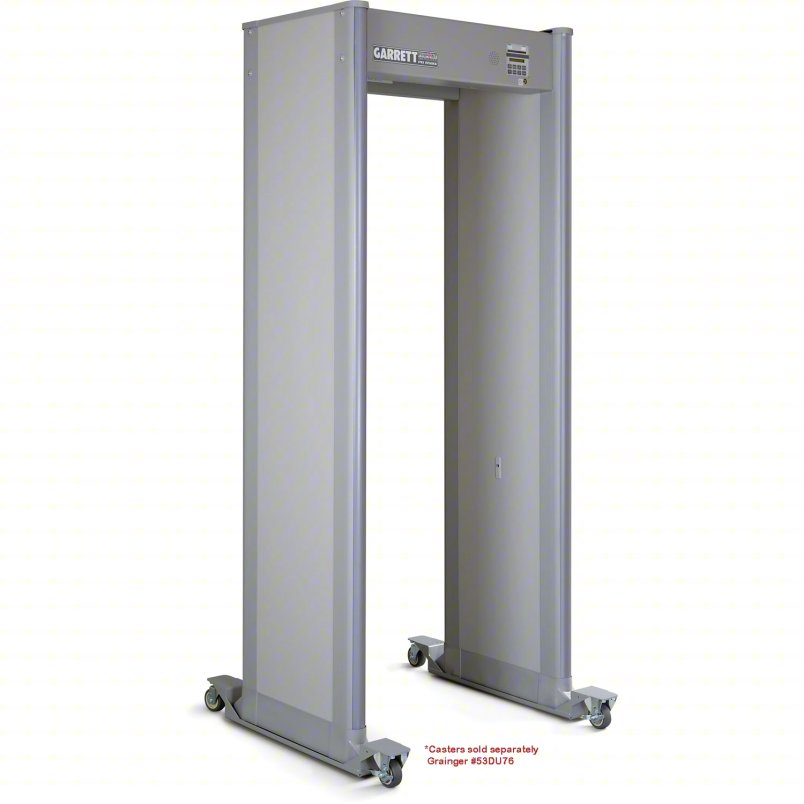 GARRETT METAL DETECTORS Walk-Through Metal Detector: PD 6500i, 33 Zones, 87 in x 37 1/2 in x 23 in
