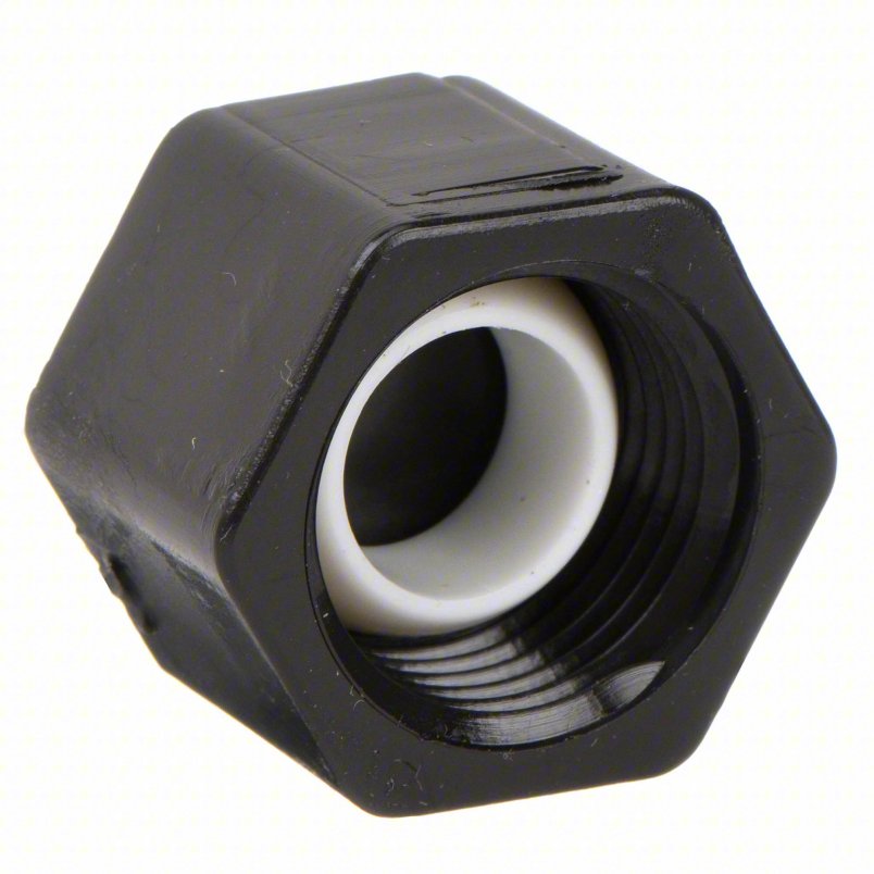 ZURN PEX Quick Connection Fitting Cap: Cap, Polymer, 80 psi Max Op Pressure, 13/16 in Overall Lg
