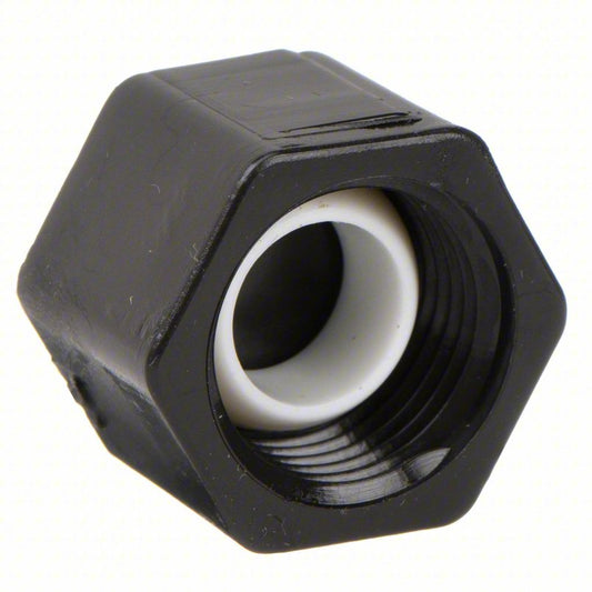 ZURN PEX Quick Connection Fitting Cap: Cap, Polymer, 80 psi Max Op Pressure, 13/16 in Overall Lg