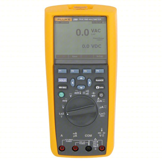FLUKE Digital Multimeter: TRMS, Bluetooth-Compatible /Data Logging, 50,000, FlukeView Forms