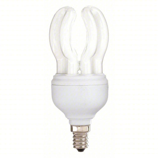 AERO-TECH Compact Fluorescent Bulb: Candelabra Screw (E12), Fluorescent, (A) Classic, A19, 11 W Watt