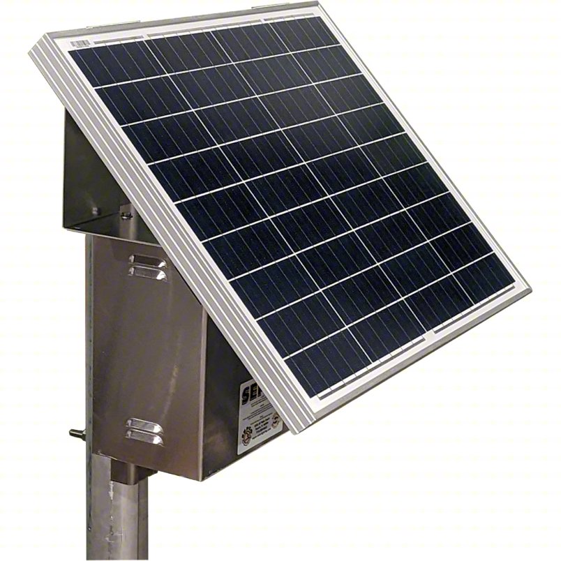 SEPCO Solar Power Kit: 50 W Max Power Point, 50 W Total System Power Output, 82 Ah Battery Capacity