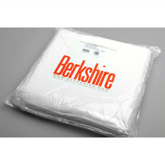 BERKSHIRE Dry Wipe: Soft Pack, ISO 3 (Class 1), MicroSeal SuperSorb®, 50 Sheets, Polyester, White