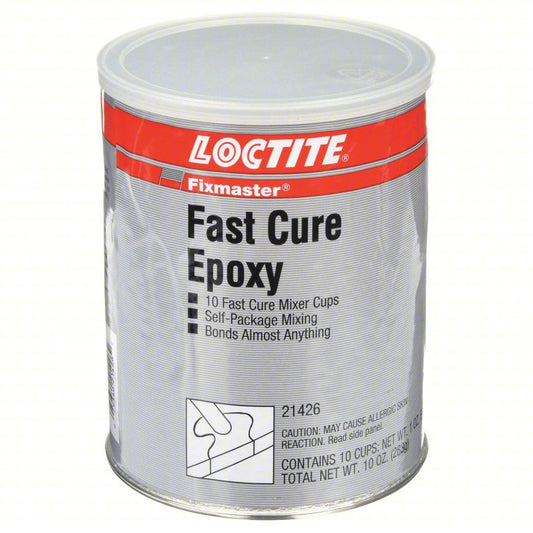 LOCTITE Epoxy Adhesive: EA 445, Ambient Cured, 29.5 mL, Cup, Gray, Paste