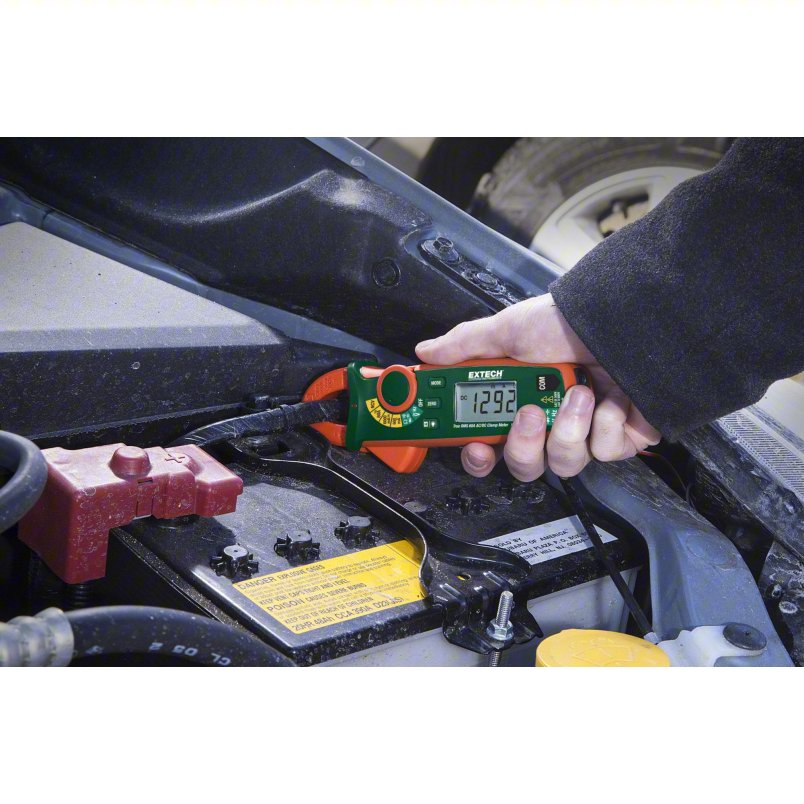 EXTECH Digital Clamp Meter: Clamp-Jaw Jaw, CAT II 600V/CAT III 300V, TRMS, 1,000 A Max. AC Current