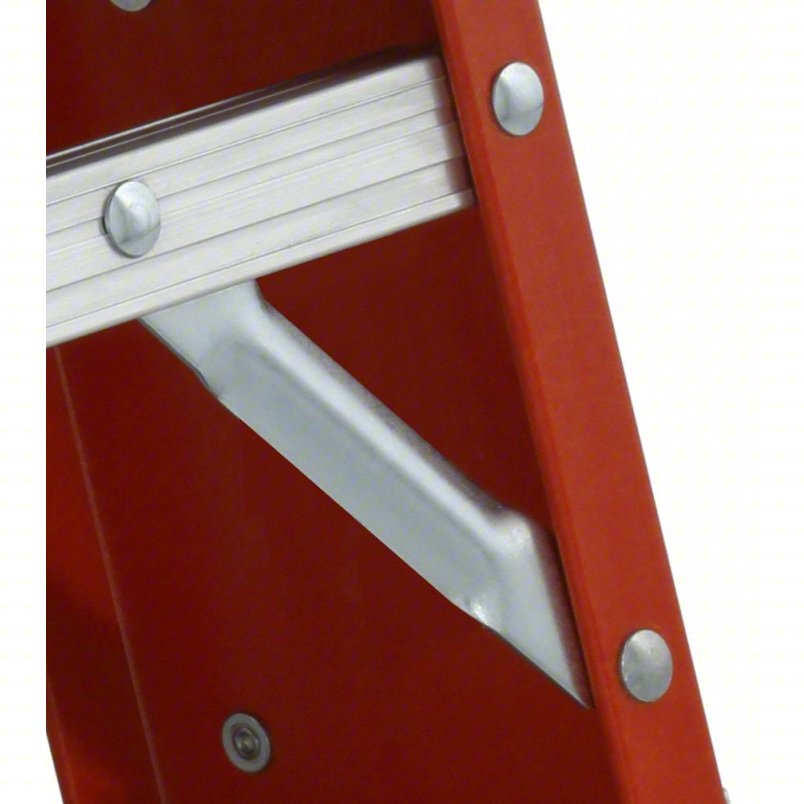 LOUISVILLE LADDER Step Stool: 1 Steps, 13.3 in Overall Ht, 375 lb Load Cap, Fiberglass