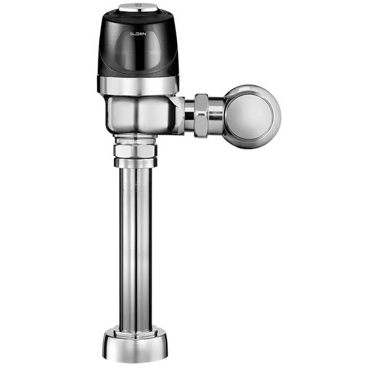 Sloan 8111 Exposed Sensor Water Closet Flushometer, 1.6 GPF Flush Valve - Infrared Sensor with Courtesy Flush Override Button, Battery Powered, 3790011