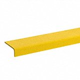 Anti-Slip Stair Nosing: Full Coverage Grit, Fiberglass Reinforced Plastic, 32 in Wd, 2 3/4 in Dp
