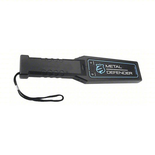METAL DEFENDER Metal Detector: 1 1/2 in Scan Dp, 11 3/4 in L x 2 3/4 in W x 1 in H
