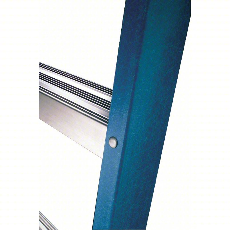 WERNER Step Stool: 2 Steps, 2 ft Overall Ht, 250 lb Load Cap, Fiberglass, 2 ft Standing Ht