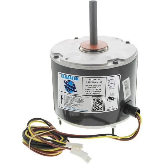 HC39GE226A - ClimaTek Exact Replacement for Carrier Bryant Payne 1/4 HP Fan Motor HC39GE226 HC39GE226A HB39GQ230 HB39GQ230A HC39GQ230