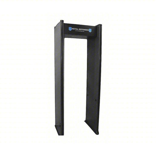 METAL DEFENDER Walk-Through Metal Detector: Metal Defender, 6 Zones, 87 1/2 in x 36 in x 15 1/2 in