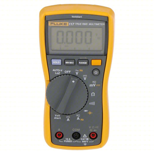 FLUKE Digital Multimeter: Avg, (3) Pliers/(5) Screwdrivers/Pouch Case, 6,000, CAT III 600V