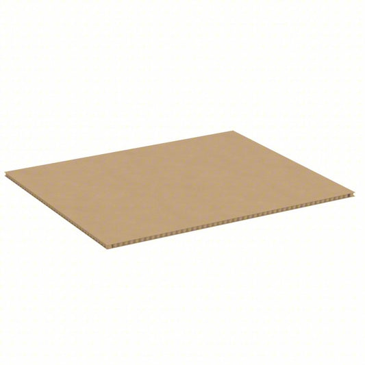 Corrugated Pads: 40 in Wd, 48 in Lg, 2 in Thick, Honeycomb