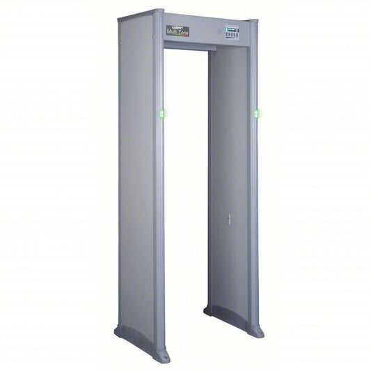GARRETT METAL DETECTORS Walk-Through Metal Detector: 20 Zones, 87 in x 37 1/2 in x 23 in