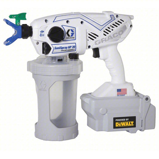 GRACO Cordless Handheld Sprayer: Handheld Sprayer, Cordless, Handheld, 5/16 gal Tank Capacity