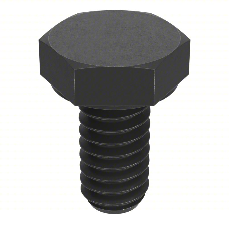 Hex Head Cap Screw: Steel, Grade 2, Plain, 1/4"-20, Coarse, 1/2 in lg, Globally Sourced, Hex, 100 PK
