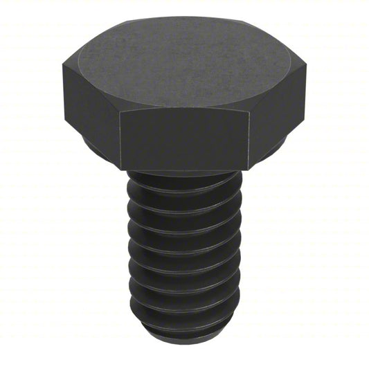 Hex Head Cap Screw: Steel, Grade 2, Plain, 1/4"-20, Coarse, 1/2 in lg, Globally Sourced, Hex, 100 PK