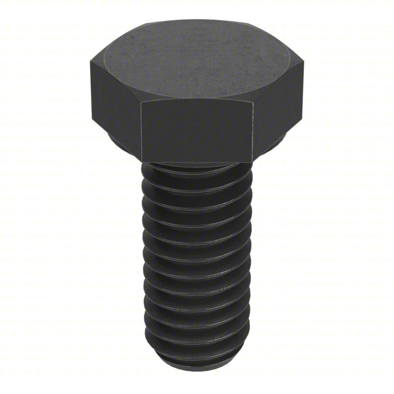 Hex Head Cap Screw: Steel, Grade 2, Plain, 1/4"-20, Coarse, 5/8 in lg, Globally Sourced, Hex, 100 PK