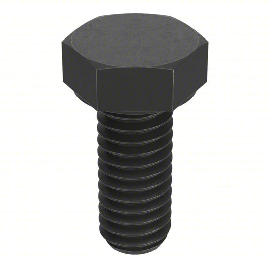 Hex Head Cap Screw: Steel, Grade 2, Plain, 1/4"-20, Coarse, 5/8 in lg, Globally Sourced, Hex, 100 PK