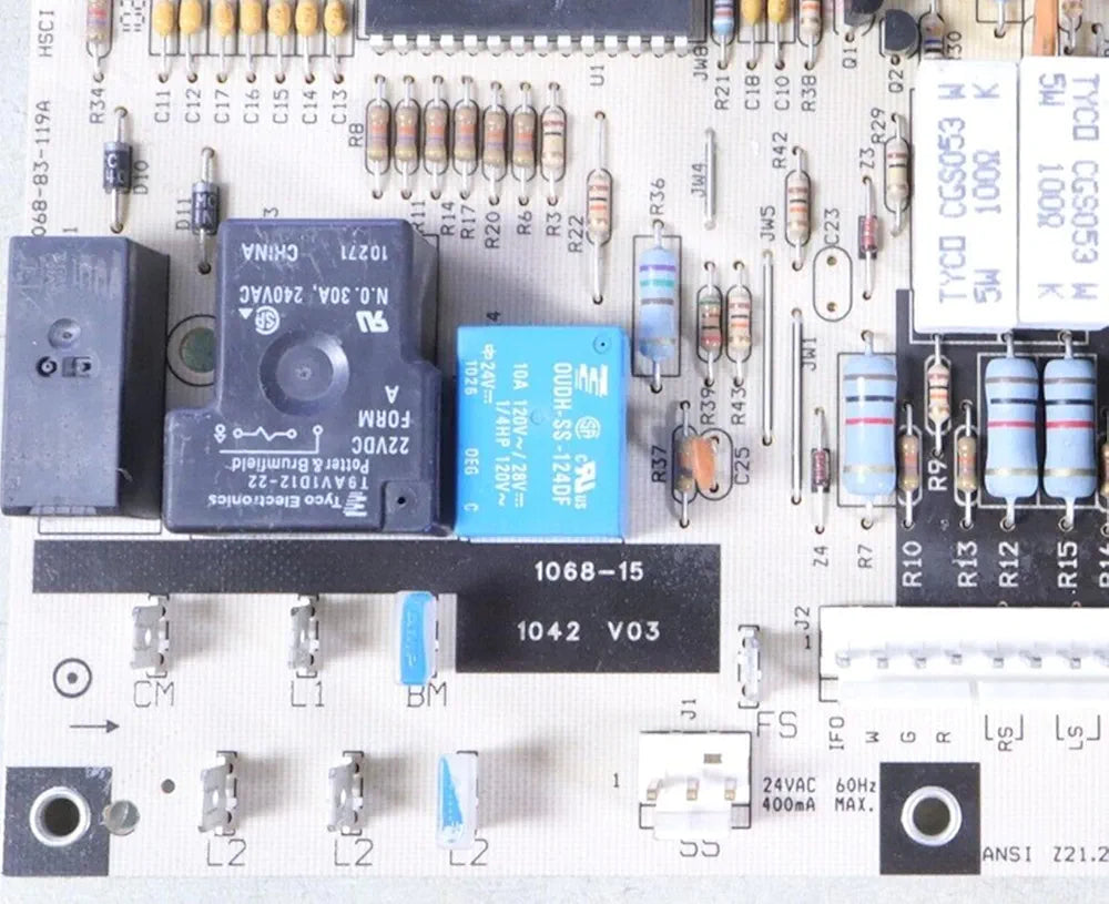 LH33WP007 Furnace Control Circuit Board 1068-15 White