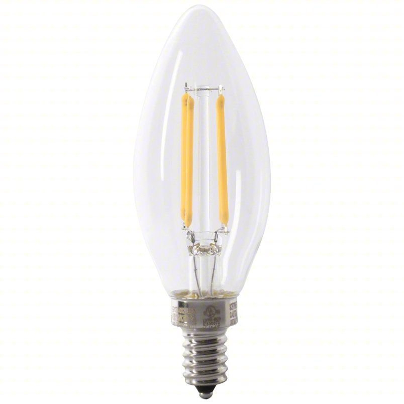 FEIT ELECTRIC Compact LED Bulb: Candelabra Screw (E12), LED, (B) Bullet, B10, 5.5 W Watt, 3000K