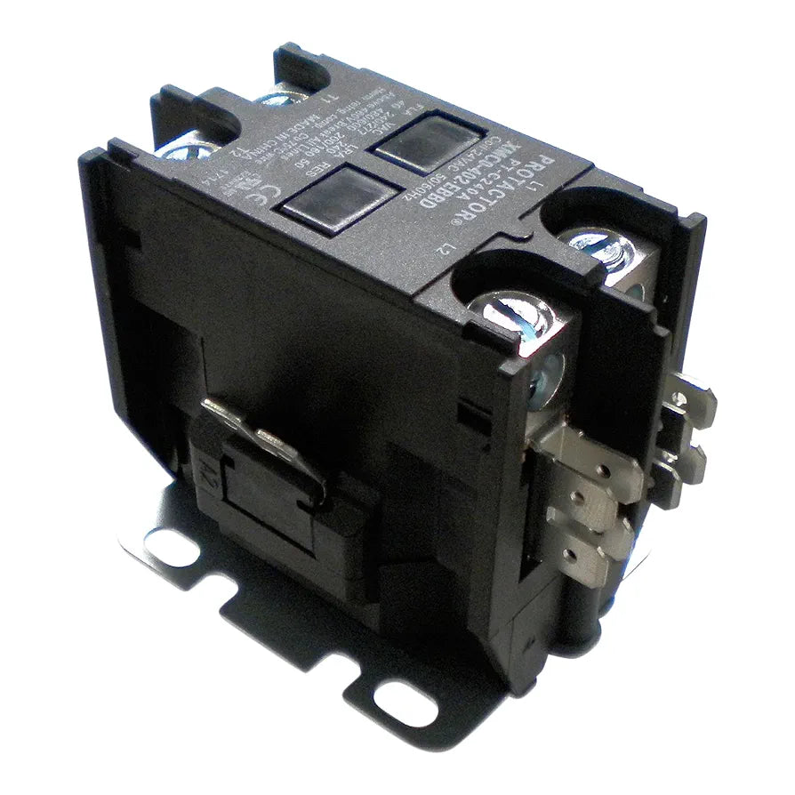 2 Pole 40 AMP Heavy Duty AC Contactor Replaces Virtually All Residential 2 Pole Models