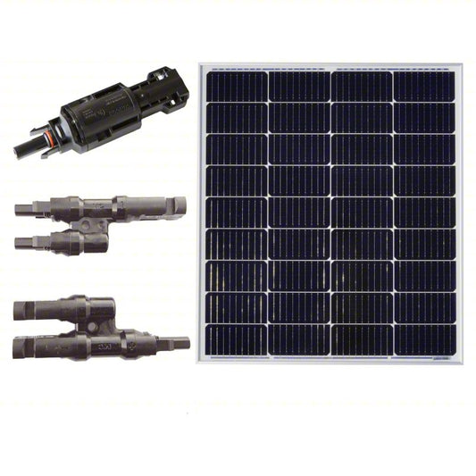 GRAPE SOLAR Solar Panel Expansion Kit: 100 W Max Power Point, 100 W Total System Power Output